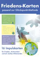 Vorschau - Mal- und Bastelvorlagen - Friedensimpuls-Karten – Fokus Frieden, Achtsamkeit und Persönlichkeit, Friedensprojekt - Deckblatt