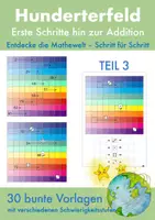 Vorschau - Arbeitsblätter - Hinführung zur Addition im Hunderterfeld / auf der Hundertertafel – Förderbereich, Förderschule - Deckblatt