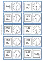 Vorschau - Spiele - Materialpaket Dominos Uhrzeiten - Seite 2
