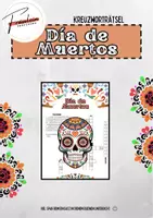 Vorschau - Quiz - 💀 Día de los Muertos - Kreuzworträtsel 💀 - Deckblatt
