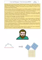 Vorschau - Arbeitsblätter - Satz des Pythagoras - Satz formulieren mit Lösungen AB 03-04 - Deckblatt