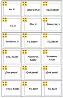 Vorschau - Spiele - Juego, verbos irregulares (poder, querer, tener,..) - Deckblatt