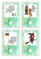 Vorschau - Arbeitsblätter - Halloween Lesespaziergang differenziert - Seite 3