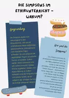 Vorschau - Arbeitsblätter - Die Simpsons im Ethikunterricht 10. Klasse und Kursstufe - Seite 1