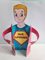 anteprima - Flashcard - 💥 Lavoretto per la Festa del Papà: Papà Supereroe! - Pagina 3