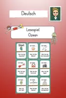 Vorschau - Spiele - Lesespiel Ozean - Deckblatt