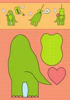 Vorschau - Spiele - Lass uns basteln – Bastelbuch ab 4 Jahre – Dinosaurier - Seite 3