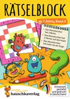Vorschau - Stundenentwürfe - Rätselblock ab 7 Jahre, Band 3 - Deckblatt