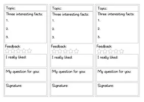 Vorschau - Arbeitsblätter - Presentations. Peer Feedback - Seite 1