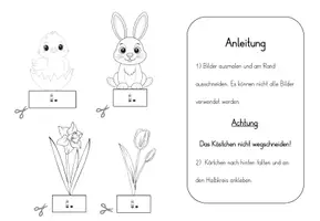 Vorschau - Mal- und Bastelvorlagen - Kunst im Frühling / zu Ostern - 3D Dekoration - Seite 3