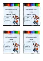 Vorschau - Bildkarten - Willkommensgruß Fuchsklasse - Seite 2