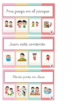 Vista previa - Tarjetas / Manipulativos - Manipulable: Comprensión lectora - página 2