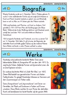 Vorschau - Bildkarten - Wissenskartei - Wassily Kandinsky | Kunst - Seite 1