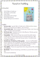 Vorschau - Mal- und Bastelvorlagen - Kunst im Frühling: Katze mit Gänseblümchenkranz - Seite 2