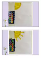 Vorschau - Mal- und Bastelvorlagen - Kunst im Frühling: Katze mit Gänseblümchenkranz - Seite 3