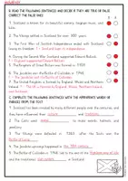 anteprima - Materiale di supporto/inclusione - The history of Scotland: reading comprehension / La storia della Scozia: comprensione della lettura - Pagina 3