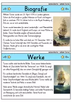 Vorschau - Bildkarten - Wissenskartei - William Turner | Kunst - Seite 1