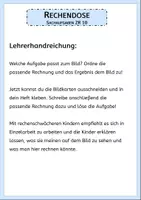 Vorschau - Fördermaterial/Inklusion - Rechendose Addition ZR 20 - Seite 1