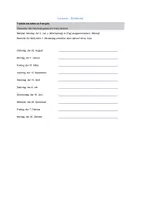 Vorschau - Arbeitsblätter - Materialpaket -- Französisch, Jg. 6-7: Datum, Uhrzeit, Direktes u. indirektes Objekt / la date, l'heure, l'objet - Seite 3