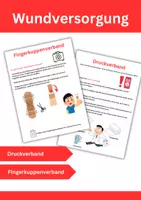 Vorschau - Arbeitsblätter - Wundversorgung - Deckblatt