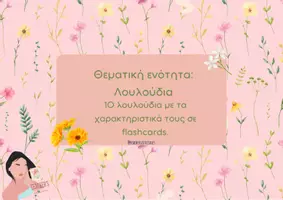 Προεπισκόπηση - Flashcards - Τα λουλούδια - Teacher's Little Tales - Εξώφυλλο