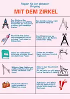 Vorschau - Poster - 📐📏✏ Zirkelregeln für den Klassenraum ✏📏📐 - Seite 1
