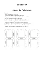 Vista previa - Juegos / Gamificación - Ramón del Valle-Inclán (sala de escape) - Portada