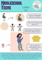 Vorschau - selbst erstellte Cliparts/Grafiken - Clipart-Set - Middle School Teens - Seite 2