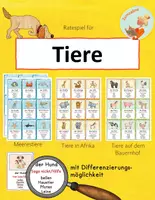 Vorschau - Stationenlernen - Tiere_Ratespiel - Deckblatt