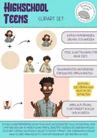Vorschau - selbst erstellte Cliparts/Grafiken - Clipart-Set - Highschool Teens - Seite 2