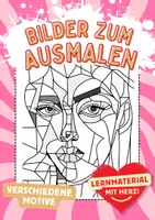 Vorschau - Arbeitsblätter - Kunst Kunstidee für Zwischendurch Ausmalbilder zum Ausmalen - Deckblatt