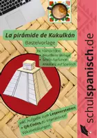 Vorschau - Arbeitsblätter - Los mayas • México • La pirámide de Kukulkán • Kreative Bastelvorlage - Deckblatt