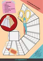 Vorschau - Arbeitsblätter - Los mayas • México • La pirámide de Kukulkán • Kreative Bastelvorlage - Seite 1