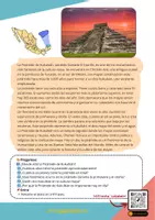 Vorschau - Arbeitsblätter - Los mayas • México • La pirámide de Kukulkán • Kreative Bastelvorlage - Seite 3