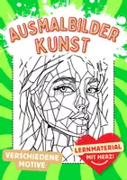 Vorschau - Arbeitsblätter - Abstrakte Bilder Lückenfüller Kunst Zwischendurch Beschäftigung - Deckblatt