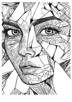 Vorschau - Arbeitsblätter - Abstrakte Bilder Lückenfüller Kunst Zwischendurch Beschäftigung - Seite 3