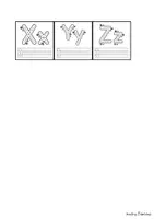 Vorschau - Mal- und Bastelvorlagen - Leporello - Alphabet - Seite 3