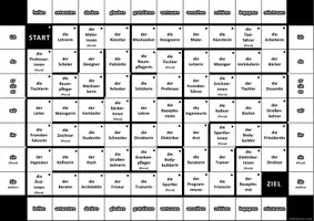 Vorschau - Spiele - Brettspiel: Verben mit Dativ (Berufe) - Seite 1