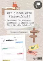 Vorschau - Arbeitsblätter - Planung einer Klassenfahrt/ Studienfahrt/ Abschlussfahrt - Deckblatt