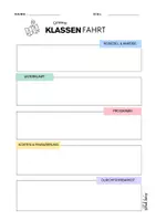 Vorschau - Arbeitsblätter - Planung einer Klassenfahrt/ Studienfahrt/ Abschlussfahrt - Seite 2