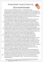 Vorschau - Klassenarbeiten - Klassenarbeit lineare Erörterung Klasse 7 und 8 mit Anforderungsbild - Seite 1
