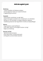 Vorschau - Klassenarbeiten - Klassenarbeit lineare Erörterung Klasse 7 und 8 mit Anforderungsbild - Seite 3