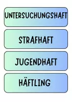 Vorschau - Präsentationen/Tafelbilder - Moral – Recht – Gesetz Tafelkarten mit Begriffen und Bildern - Seite 2