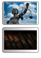 Vorschau - Präsentationen/Tafelbilder - Moral – Recht – Gesetz Tafelkarten mit Begriffen und Bildern - Deckblatt