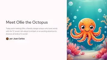 Vista previa - Presentaciones - Meet Ollie the Octopus - Portada