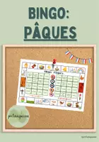 Vorschau - Arbeitsblätter - Bingo - Pâques/Ostern - Deckblatt