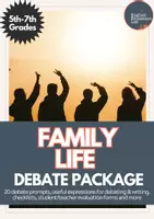 Vorschau - Anderer Materialtyp - Family Life- Middle School Debates - Deckblatt