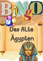 Vorschau - Arbeitsblätter - Pharaonen, Pyramiden, Mumien – Das große Ägypten-Bingo - Deckblatt