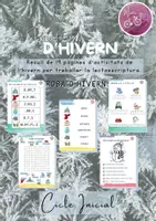 Vista previa - Hojas de trabajo - Passatemps d'hivern - roba d'hivern - Portada