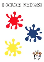 anteprima - Programmi scolastici / Materiali per docenti - I Colori Primari: rosso, giallo e blu - Pagina di copertina